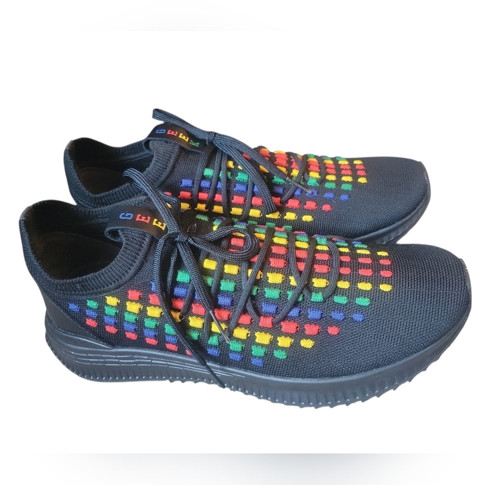 Puma Avid Fusefit Black Multicolor Sneakers Sz9.5 men's
